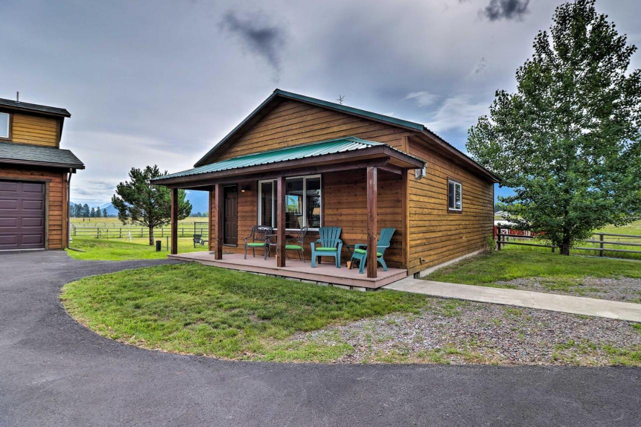 Cabin With Porch And View About 19 Mi To West Glacier Villa โคลัมเบียฟอลส์ ภายนอก รูปภาพ